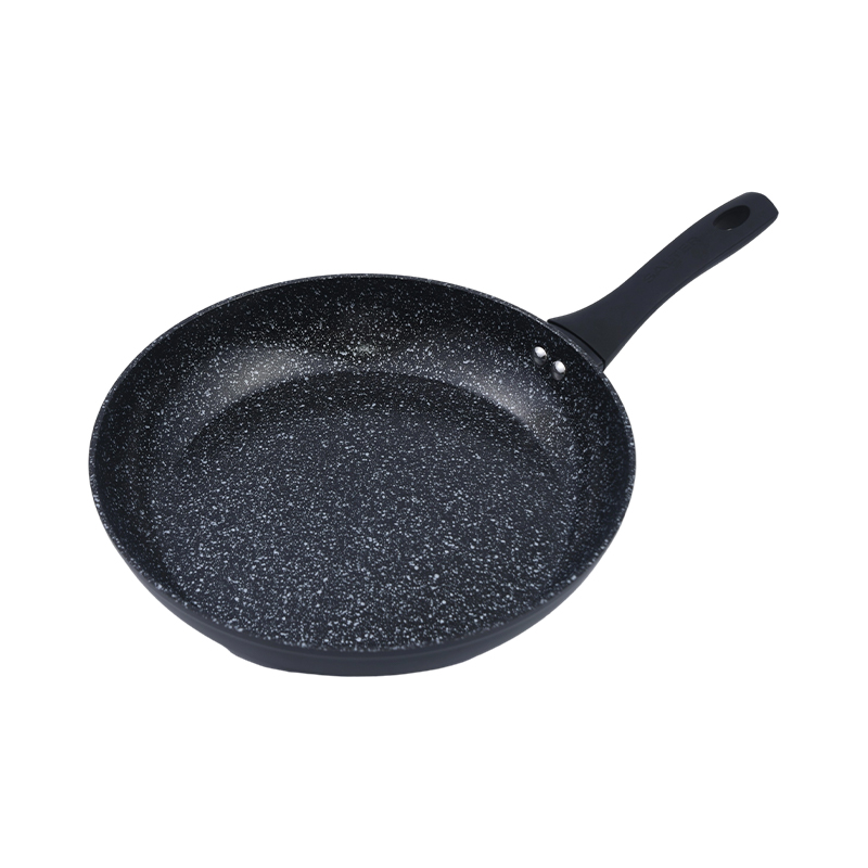 Batterie de cuisine en aluminium forgé avec marbre noir Megastone