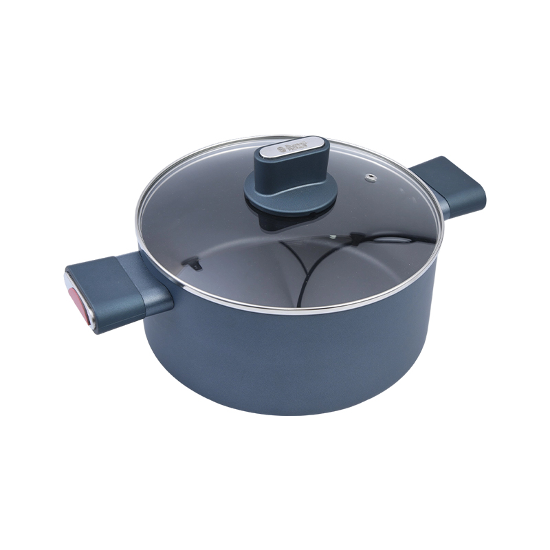 Cocotte de forme droite en aluminium pressé